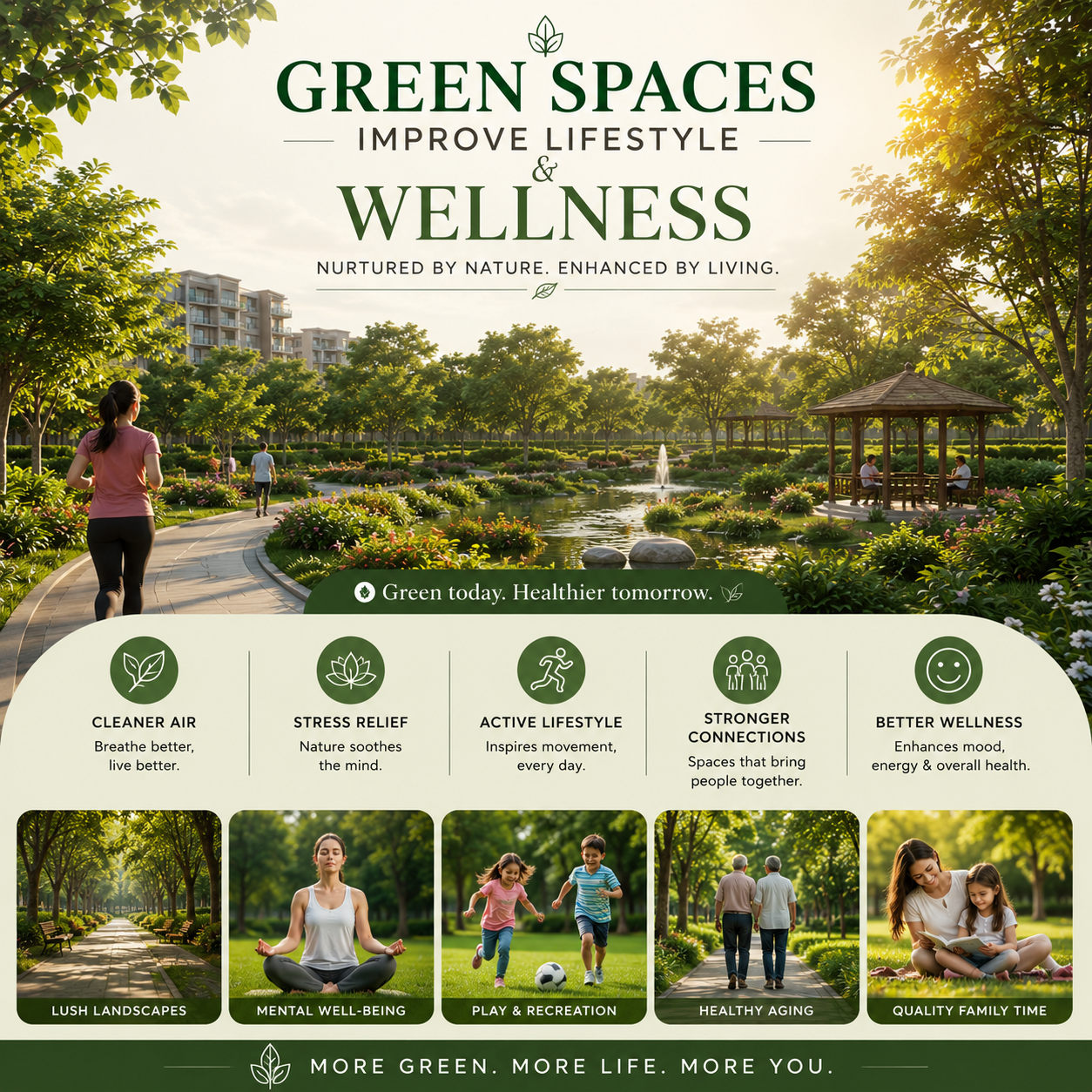 How Open Green Spaces Improve Lifestyle and Well-Being