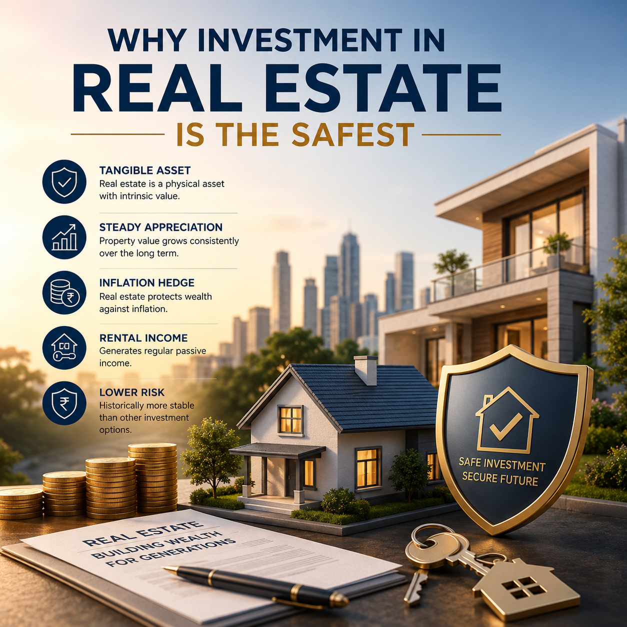 Why Real Estate Is Still the Safest Long-Term Investment
